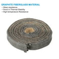 thumbnail image 4 of Junta de Estufa de Madera Uxcell 1" x 1/4" x 79" Sello de Fibra Cerámica Gris, 4 of 6