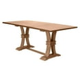 thumbnail image 3 of Ensemble de Salle à Manger 7pc en Bois Naturel avec Table Extensible + Chaises Beiges, 3 of 10