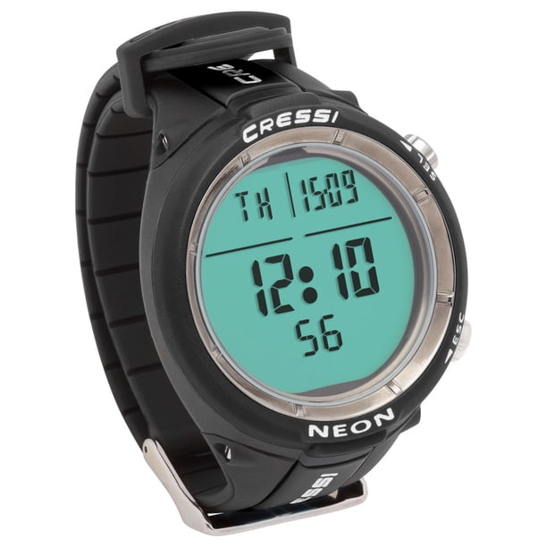 Reloj Computador CRESSI Neon Buceo Tecnico y Apnea Adulto Color Negro