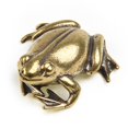 thumbnail image 3 of Girlsshop Ornaments Vintage Brass Frog Small Size For Tea Toy Tabletop Decoration, 3 of 9