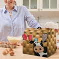 thumbnail image 2 of TSOVTHRID Cow Sunflower 3D Leather Print Kitchen Mixer Cover Portable Multipurpose Dust Cover for Kitchen Mixer Reusable Waterproof Polyester Kitchen Aid Mixer Assecories with Top Handle,S, 2 of 7