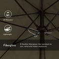 thumbnail image 3 of California Umbrella Venture 9' Bronze Market Umbrella in Sesame, 3 of 5