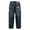 Blue, variant on Boys Baggy Jeans Size 18-20 High Waisted Pull on Loose Denim Pants Loose fit Straight Leg Jogger Streetwear Pants Boys Back To School Clothes
