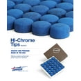 thumbnail image 2 of Hi-Chrome Billiard Pool Cue Tips - 1 box - 50 tips - Choose your size, 2 of 4