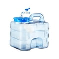 thumbnail image 3 of Water Container Water Storage with Floating Ball Leakproof Drinking Water Bottle Water Bottle Water Jug for RV Backpacking Outdoor Survival 7.5L, 3 of 8