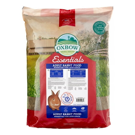 Oxbow Pet Products Essentials Adult Dry Rabbit Food, 25
