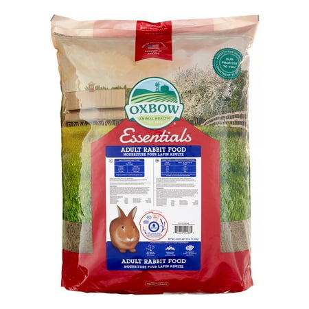 - Oxbow Pet Products Essentials Adult Dry Rabbit Food, 25 lbs.