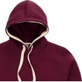 thumbnail image 3 of Milltex Super Heavyweight 10.5 Oz Pullover Hoodie, Blank Fleece Hooded Sweatshirt for Men & Women, Durable Cotton Blend, Warm Workwear Hoodie for Printing, Streetwear & Everyday Use-Maroon, 3 of 5