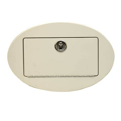 Regency Boat Glove Box Door 302202 | 21 x 13 3/4 Inch Gray Starboard