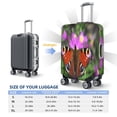 thumbnail image 4 of Fuzoiu Peacock butterfly Print Suitcase Cover,Washable Luggage Covers for Suitcase,Elastic Luggage Protector Cover,Scratch Resistant Travel Suitcase Covers-X-Large, 4 of 7