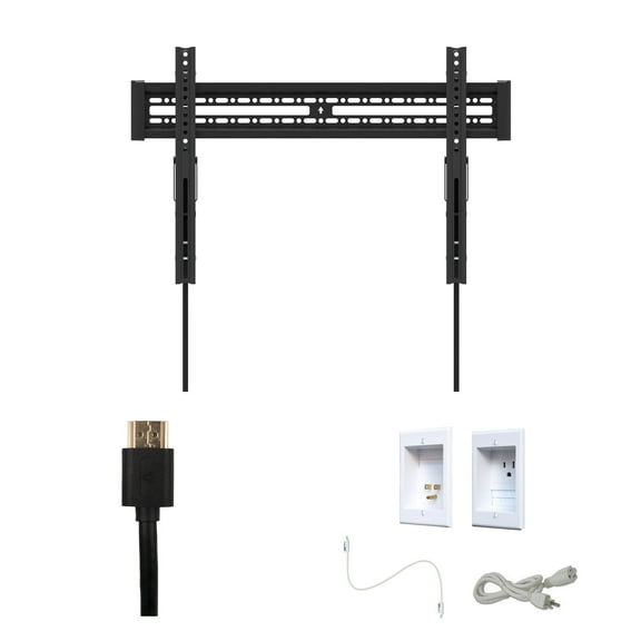 Kanto KT3260 Tv Mounting package W/ Single outlet thru wall power kit