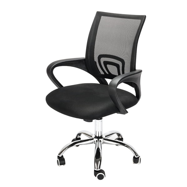 Kolliee Kolliee939 Armless Mesh Office Chair Black for sale online 