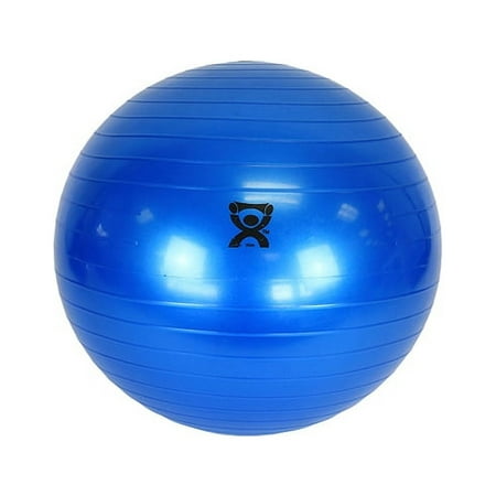 CanDo\xc2\xae Inflatable Stability Exercise Yoga Ball - Blue - 34" (85 cm)