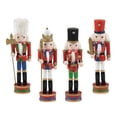 thumbnail image 3 of 4Pcs Christmas Nutcracker Figures Collectible Nutcracker for Holiday Desktop Style B, 3 of 8