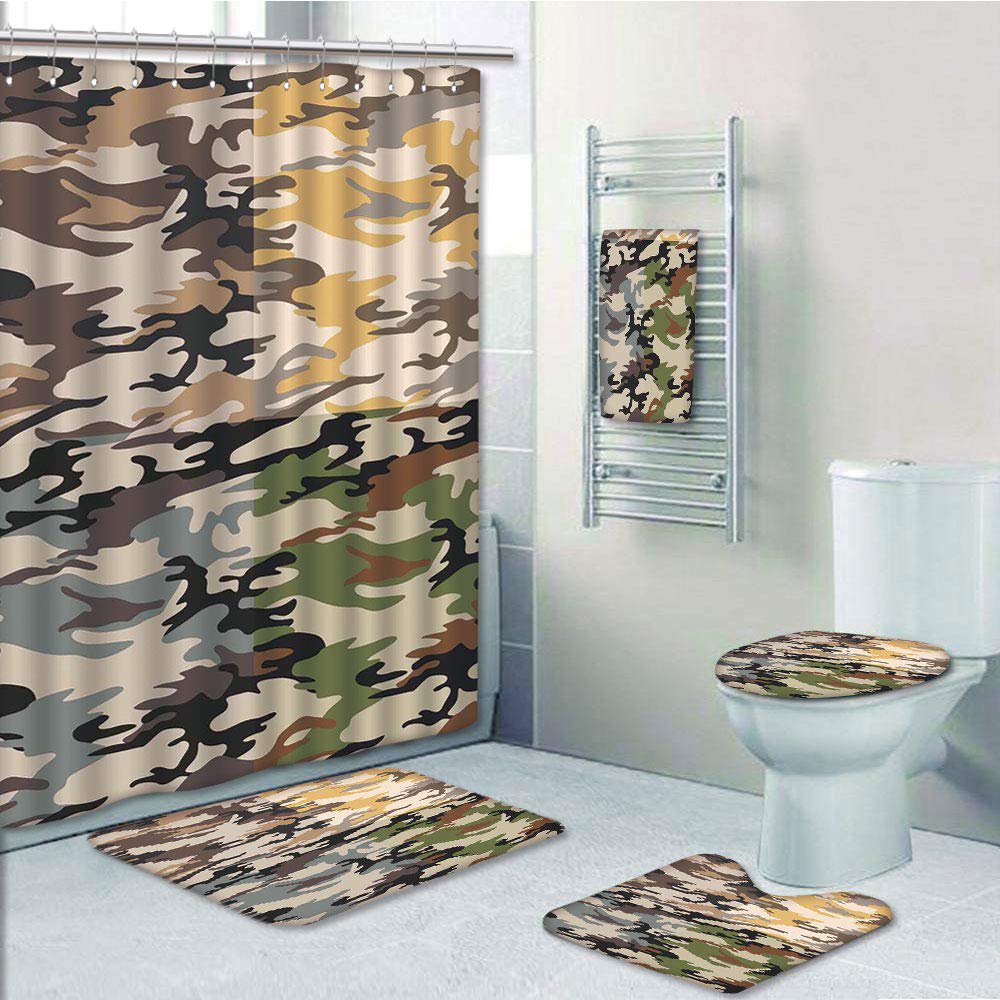 PRTAU Camo Camouflage in Four Going Undercover Militaristic Combination