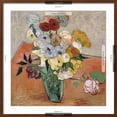 thumbnail image 5 of Art.com Vase with Roses and Anemones, 1890 Giclee Print by Vincent van Gogh, Brown Frame Wall Art, 29" x 29", 5 of 5