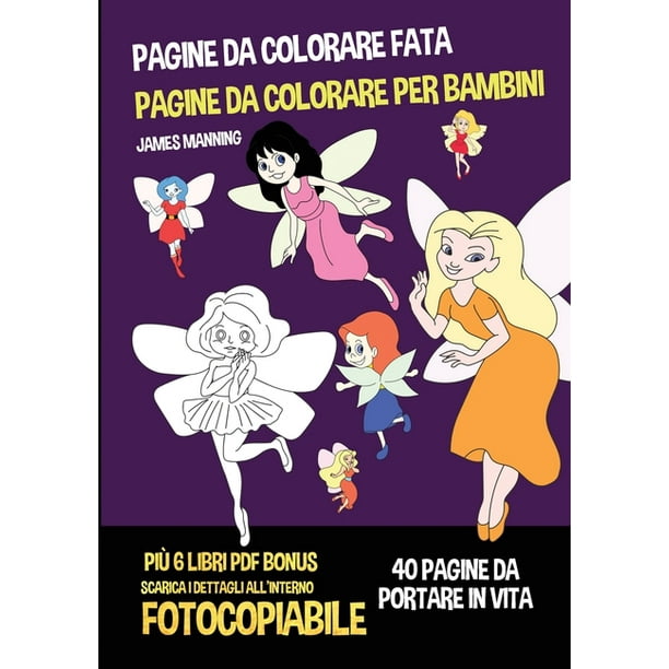 Pagine Da Colorare Fata Pagine Da Colorare Per Bambini Questo Libro Ha 40 Pagine Per Bambini