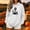 White, variant on Halloween Hoodies for Women Spooky Ghost Graphic Printed Hooded Sweatshirt Crewneck Long Sleeve Casual Hoody Tops 2026 Fall Halloween Clothings