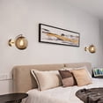 thumbnail image 3 of Lámpara de pared de noche para dormitorio posmoderna, estilo americano, diseño nórdico simple, para pasillo de hotel, escalera, lámpara de pared pequeña con bola de cristal, 3 of 5