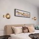 thumbnail image 5 of Lámpara de pared de noche para dormitorio posmoderna, estilo americano, diseño nórdico simple, para pasillo de hotel, escalera, lámpara de pared pequeña con bola de cristal, 5 of 5