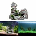 thumbnail image 2 of Mountain View Aquarium Rock Cave Tree Bridge Fish Tank Ornament Rockery Decor, 2 of 3