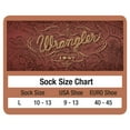 thumbnail image 2 of Wrangler Riggs Mens Socks, Non-Binding Boot Work Cotton Cushion Smooth Toe Socks, 2 Pairs, 2 of 4