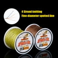 thumbnail image 3 of 10-60lb 4 Strands 100m Spotted Fishing Line Super Soft Invisible Anti-bite Abrasion Resistant Braided Lines For Fishing Enthusiast, 3 of 9