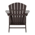 thumbnail image 6 of Westin Outdoor Adirondack Patio Chair with Ottoman Footrest, Dark Brown, 6 of 8