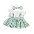 thumbnail image 3 of Traje de vestir para muñecas de moda, accesorios de disfraz para muñeca de niña, ropa estampada para muñecas DIY, ropa para muñecas de 38cm, regalos Verde, 3 of 8