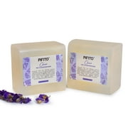 Pifito Clear Melt and Pour Soap Base (2 lb) │ Premium 100% Natural Glycerin Soap Base │ Luxurious Soap Making Supplies