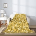 thumbnail image 2 of Rateoe Flower Pattern Flannel Throw Blanket, Ultra-soft Blanket for Bed, Couch, Car, Hypoallergenic Anti-pilling blanket-40"x30"(Vertical), 2 of 6
