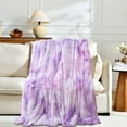 thumbnail image 6 of karymi Decorative Soft Throw Blanket for Couch Warm Cozy Velvet Flannel Blanket for All Seasons Lightweight Comfy Blanket for Sofa Bed Gifts for Women Weekly Deal Weekly Deal Tailgating, 6 of 7