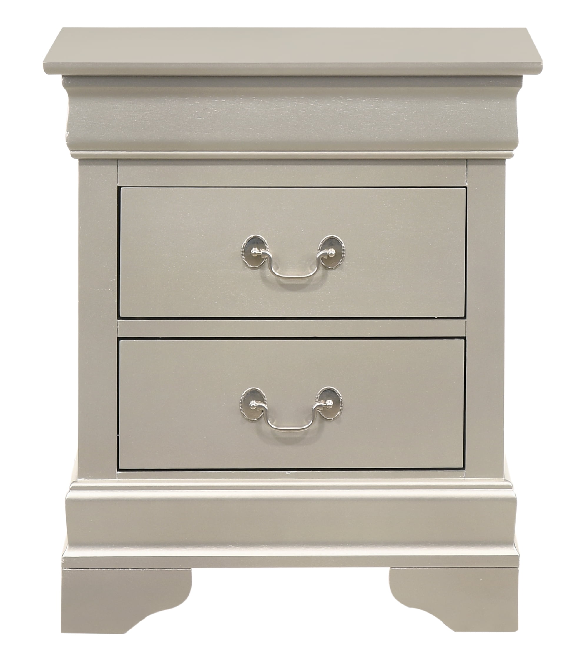Glory Furniture LouisPhillipe Night Stand in Champagne Color