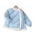 thumbnail image 4 of Esaierr 2-9T Kids Boys Girls Winter Warm Puffer Cotton Jacket for Baby Thickened down Cotton Coats Tops Toddler Lightweight Fall Winter Outerwear, 4 of 8