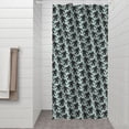 thumbnail image 2 of Blue Bigfoot Pattern Shower Curtain 36"x72" ,Bathroom Decorative Shower Curtains Set with 12 Hooks,Modern Waterproof Washable Shower Curtain, 2 of 6