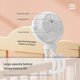 thumbnail image 5 of Handheld Portable Fan with Flexible Stand (White), 5 of 5