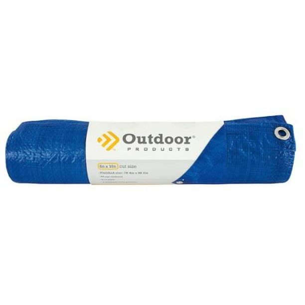 Outdoor Products Rolled Tarp, 8 X 10 Foot