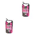 thumbnail image 3 of Eigraketly 2L Inflatable Swimming Bag Multifunction Dry Sack Sports Dustproof Storage Water Large Washable Boating Lifebelt Capacity Pouch Camuflaje rojo rosa 11.5x28cm 2piezas, 3 of 6
