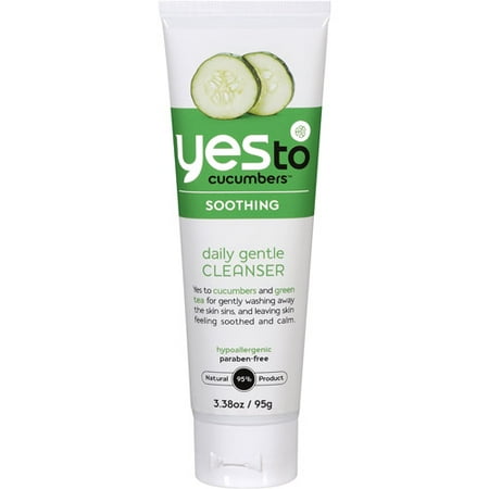 Soothing Cucumber - Yes To Cucumbers Soothing Daily Gentle Cleanser 3.38 Oz