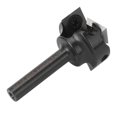 thumbnail image 2 of Fresa de superficie para tablero de alerón CNC, vástago de 1/4, 4 flautas, inserto de carburo para aplanamiento de losas, estilo cepilladora, diámetro de corte de 1 pulgada, 2 of 14