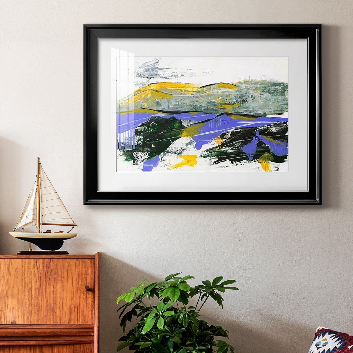 Silent Mountain IV Premium Framed Print - Ready to Hang