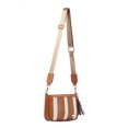thumbnail image 4 of Bolsa Crossbody Eva AngeLozano Color Camel Sintética con Grabado Cincelado y Herrajes Dorados, 4 of 4