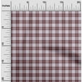 thumbnail image 2 of oneOone Cotton Flex Brown Fabric Check Sewing Fabric By The Yard Printed Diy Clothing Sewing Supplies 40 Inch Wide, 2 of 4