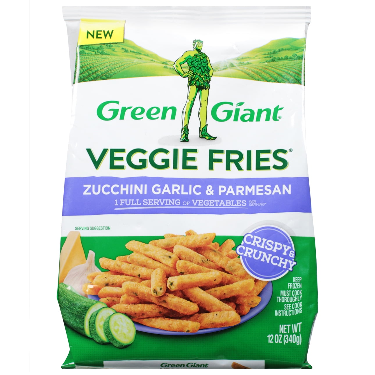 Green Giant Crispy & Crunchy Zucchini Garlic & Parmesan Veggie Fries 12 oz