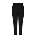 thumbnail image 2 of Tawop Scrub Pants for Women Multiple Pockets Nurses Pants Straight Leg Drawstring Work Pants Workwear, 2 of 7