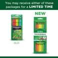 thumbnail image 6 of Ticonderoga Wood Pencils, Sharpened, #2 HB Soft, Neon, 10 Count, 6 of 6