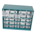 thumbnail image 3 of Caja de herramientas organizadora de componentes ligera con 25 compartimentos para suministros de oficina Verde oscuro, 3 of 8