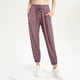 thumbnail image 1 of MKLEKYY Pantalones deportivos de verano para mujer, de seda helada, ligeros, con cordón ajustable, pernera ancha y elástico., 1 of 4