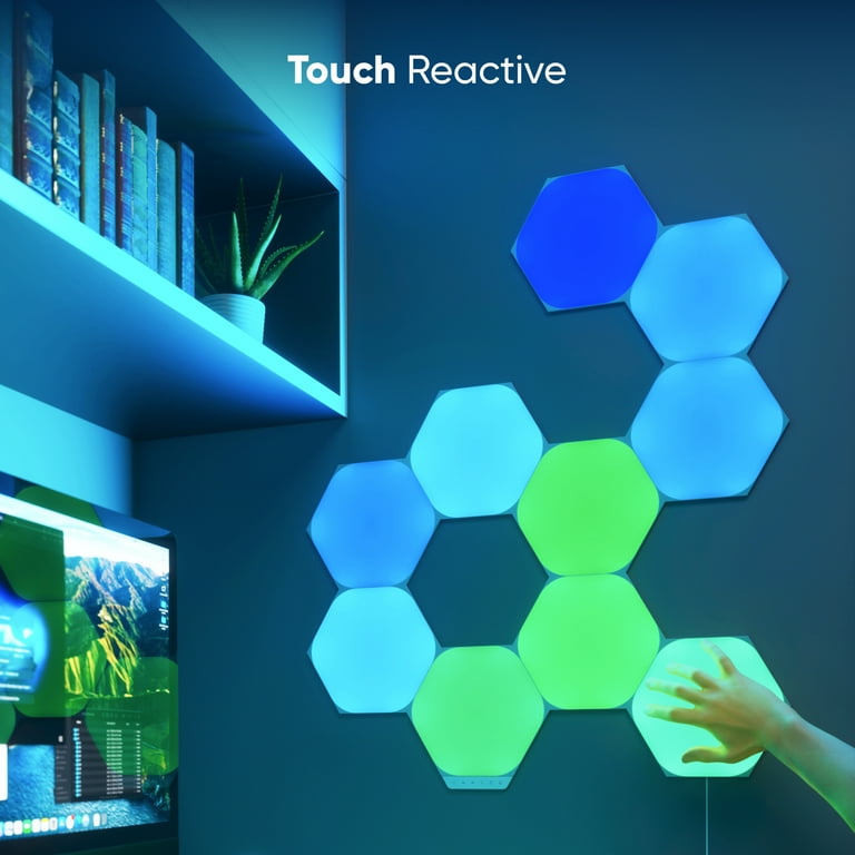 Nanoleaf Shapes Hexagons Smarter Kit (5 Panels) – Modular Wall