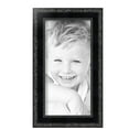 thumbnail image 2 of ArtToFrames 6" x 12" Black Engraved Edges Picture Frame, 6x12 inch Black Wood Poster Frame (WOM-4055), 2 of 8